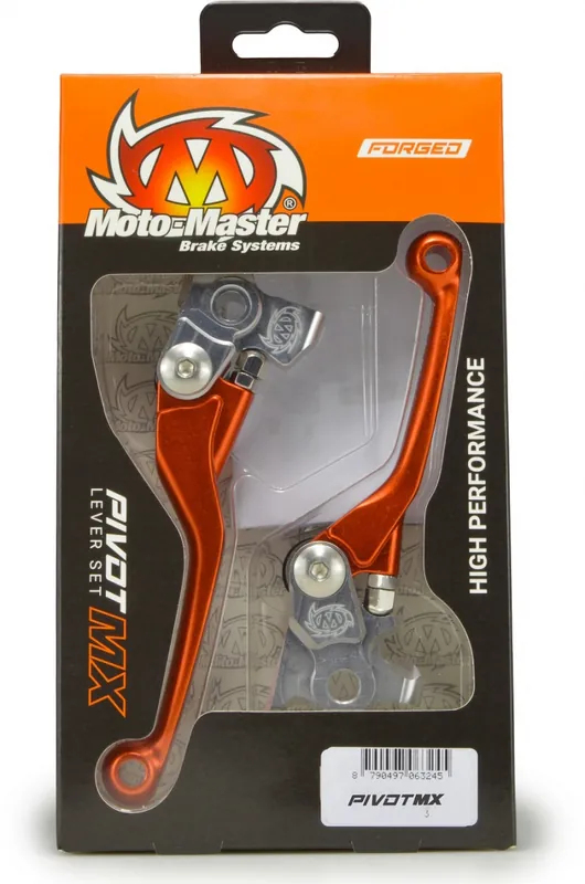 MOTO MASTER - LEVER FORGED MX PIVOT SET - Hand Controls - KTM, ORANGE Garantie Inbegrepen