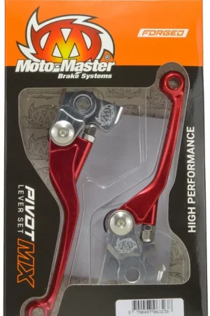 MOTO MASTER - LEVER FORGED MX PIVOT SET - Hand Controls - Rood Bulkbestelling