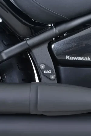 R&G - REAR FOOTREST PLATE - Accessories - Black, Pair Authentiek