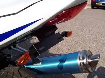 Express Levering R&G - LICENCE PLATE HOLDER - Accessories - Zwart voor Suzuki GSXR600/750