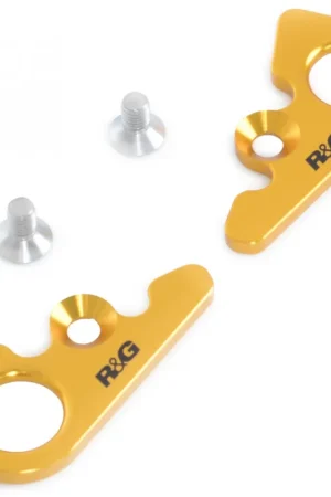 R&G - TIE-DOWN HOOKS, PAIR, BLACK - Accessories - Geschikt voor MV Agusta F4 Beperkte Voorraad