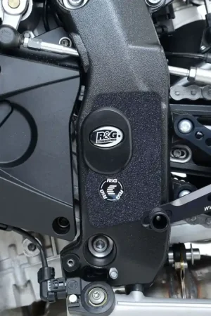 R&G - BOOT GUARD KIT, BLACK - Accessories - BMW S1000R/HP4/S1000RR 10-14 2-PIECE Laatste Versie