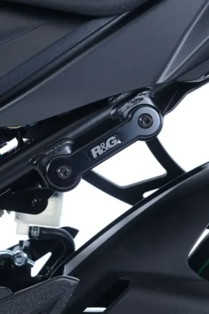 Budget R&G - REAR FOOTREST PLATE LEFT SIDE - Accessories - Black