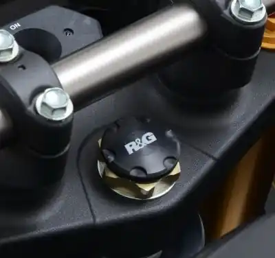Snelle Levering R&G - TOP YOKE CAP - Accessories - Compatibel met Honda en Suzuki