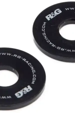 Weekendaanbieding R&G - REAR FOOTREST PLATE - Accessories - Black, Pair