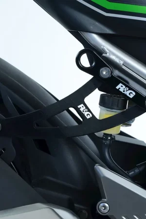 R&G - EXHAUST HANGER - Accessories - Black - Geschikt voor Kawasaki Ninja 125 en Z125 Authentiek