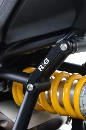 Fabrieksprijs R&G - REAR FOOTREST PLATE - Accessories - Zwart
