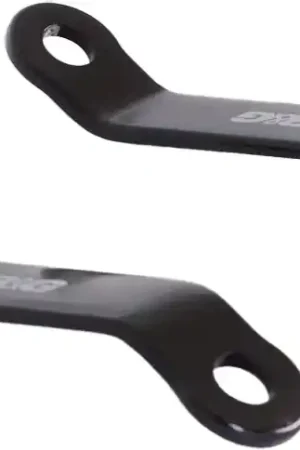 Rechtstreeks Van De Fabrikant R&G - REAR FOOTREST PLATE - Accessories - Black, Pair