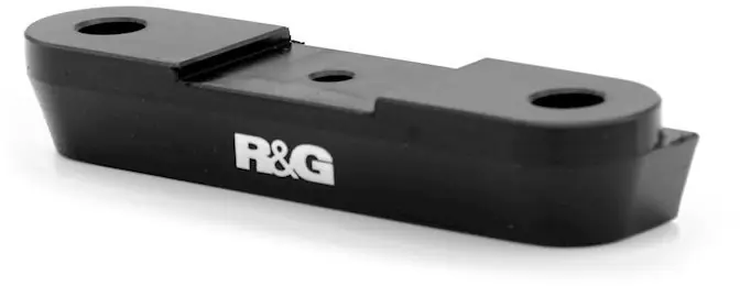 Handgemaakt R&G - REAR FOOTREST PLATE LEFT SIDE - Accessories - Zwart