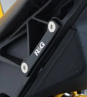 R&G - REAR FOOTREST PLATE, BLACK - Accessories - Geschikt voor EBR 1190 RX/SX Rechtstreeks Van De Fabrikant