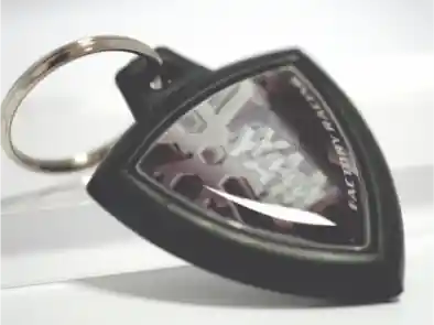 PRINT - RUBBER KEY-HOLDER /W DOUBLE FACE DOME - Accessories - Geen specifieke compatibiliteit Nu Kopen