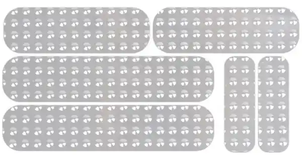 R&G - UNIVERSAL MINI STRIP BLACK TANK GRIPS - Accessories - EAZI-GRIP BLACK Beste Prijs