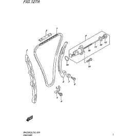 In De Mode OEM Distributieketting Geleider Suzuki RMZ250 2010-2023