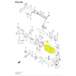 Authentiek OEM Schakelwals Suzuki RMZ250 2010-2012